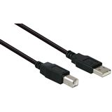 (€1,30*/1m) 3.00m Good Connections USB2.0 Anschlusskabel USB A Stecker auf USB B Stecker Schwarz