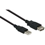 (€1,95*/1m) 2.00m Good Connections USB2.0 Verlängerungskabel USB A Stecker auf USB A Buchse Schwarz