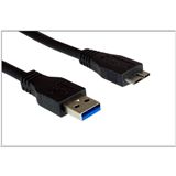 (€24,50*/1m) 0.20m Good Connections Adapter Anschlusskabel USB 3.0 USB A Stecker auf USB mikroB Stecker Schwarz