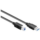 (€2,72*/1m) 1.80m Good Connections USB3.0 Anschlusskabel USB A Stecker auf USB B Stecker Schwarz