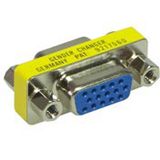 Good Connections Adapter Gender-Changer VGA 15pol Buchse auf VGA 15pol Buchse Gelb
