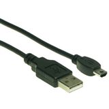 (€1,95*/1m) 2.00m Good Connections USB2.0 Anschlusskabel USB A Stecker auf USB miniB 5pol Stecker Schwarz